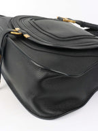 Chloe Black Marcie Medium Shoulder Bag.