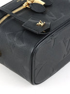 Louis Vuitton Black Empreinte Leather Vanity PM