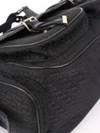 Dior Black Vintage Canvas Pocket Bag.