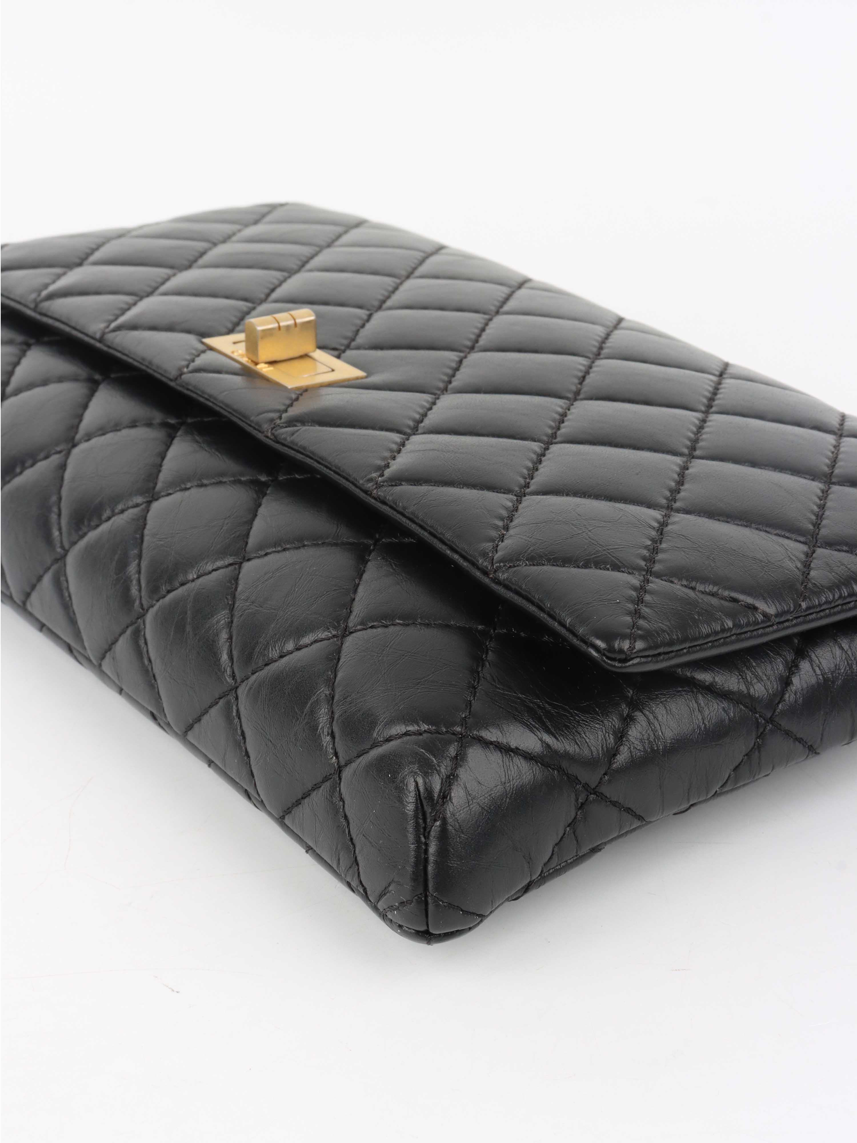 Chanel Black 2.55 Pouch.