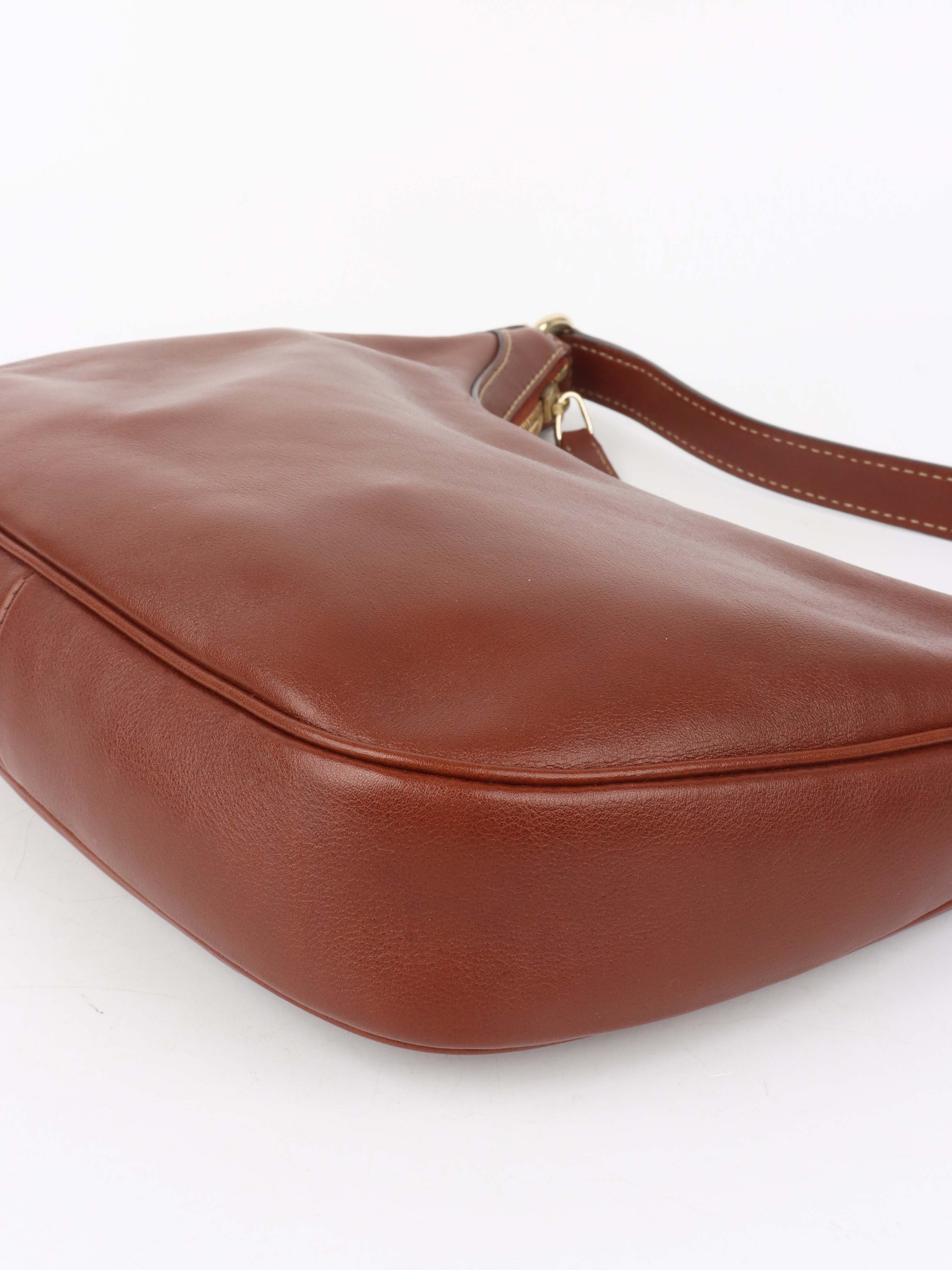 Gucci Cognac Hobo Shoulder Bag