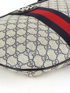 Gucci Small Navy/Ebony Half Moon Ophidia Hobo Crossbody Bag
