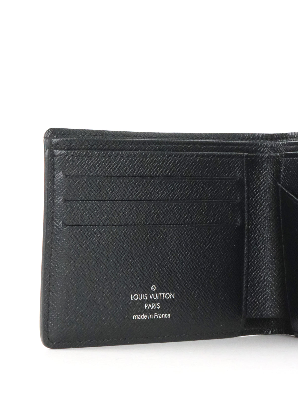 Louis Vuitton Black Damier Ebene Multiple Wallet