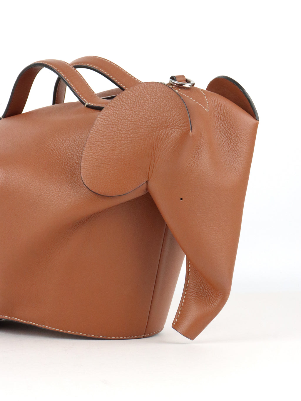 Loewe Tan Large Elephant Shoulder Bag