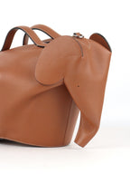 Loewe Tan Large Elephant Shoulder Bag