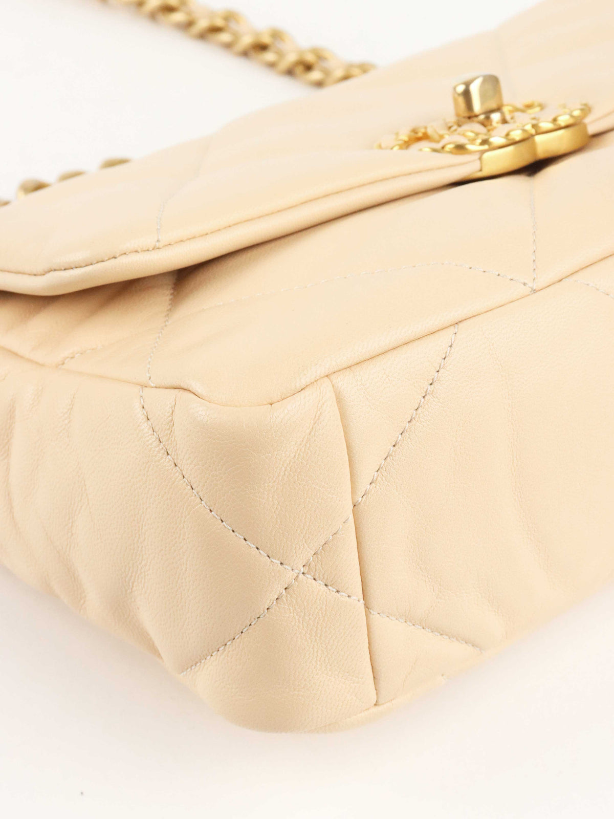 Chanel Small Sand Beige C19 Bag