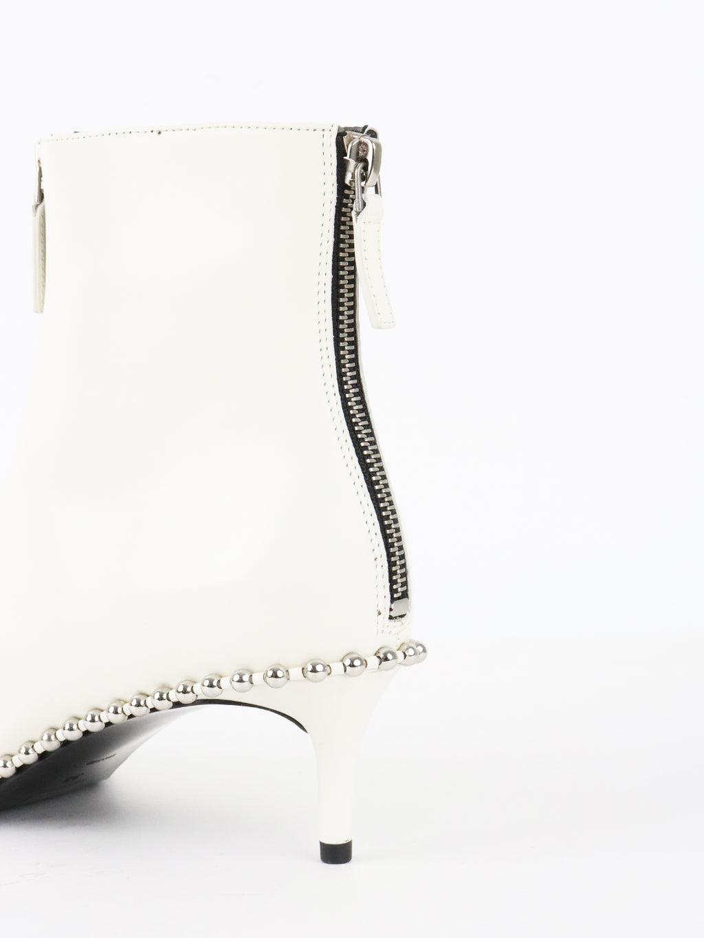 Alexander Wang White Eri Studs Boots