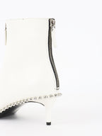 Alexander Wang White Eri Studs Boots