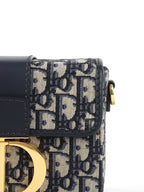 Dior Box 30 Montaigne Navy Oblique  Bag