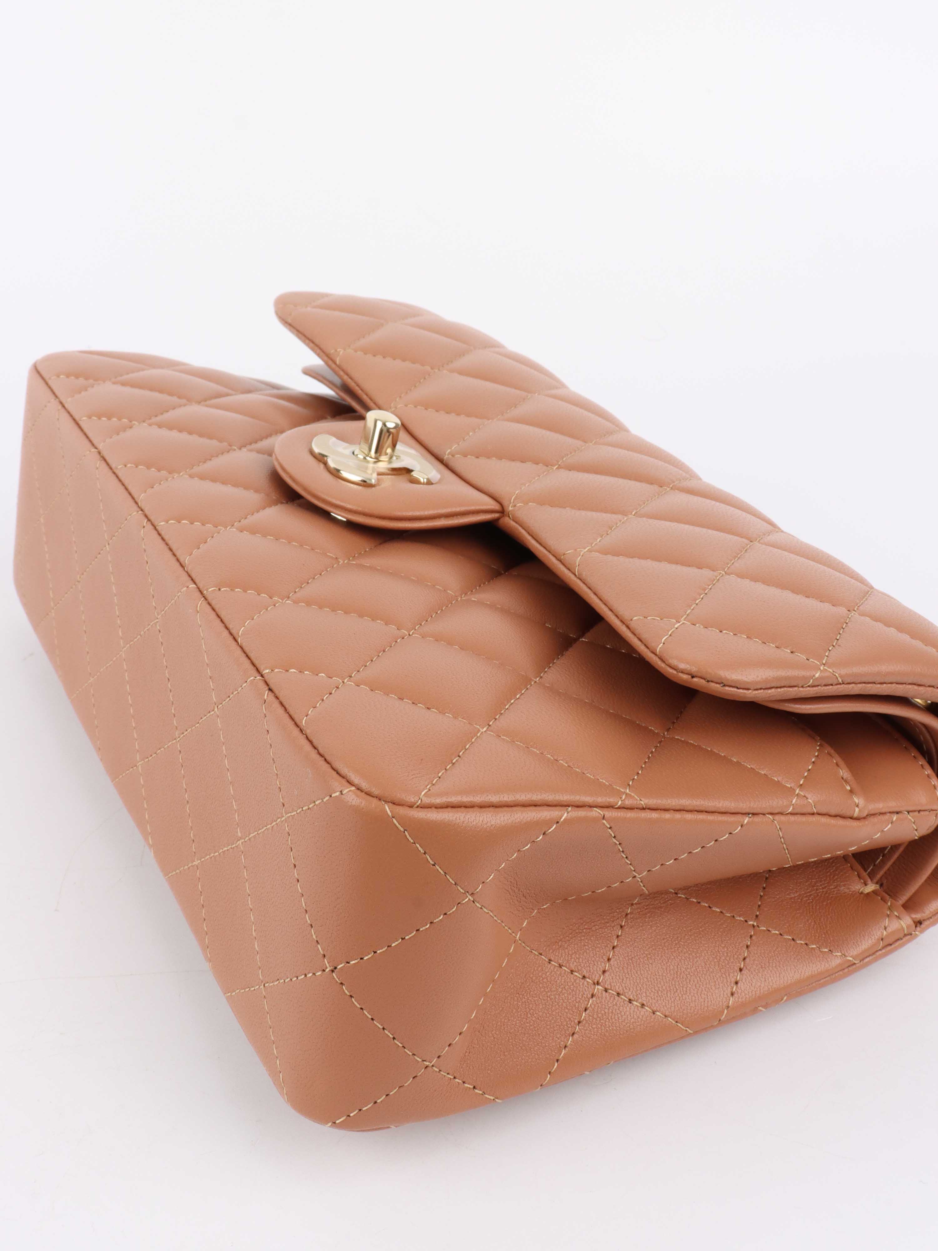 Chanel Small Caramel Classic Flap.