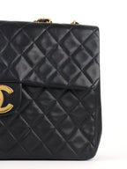 Chanel Black Vintage Jumbo Flap Bag