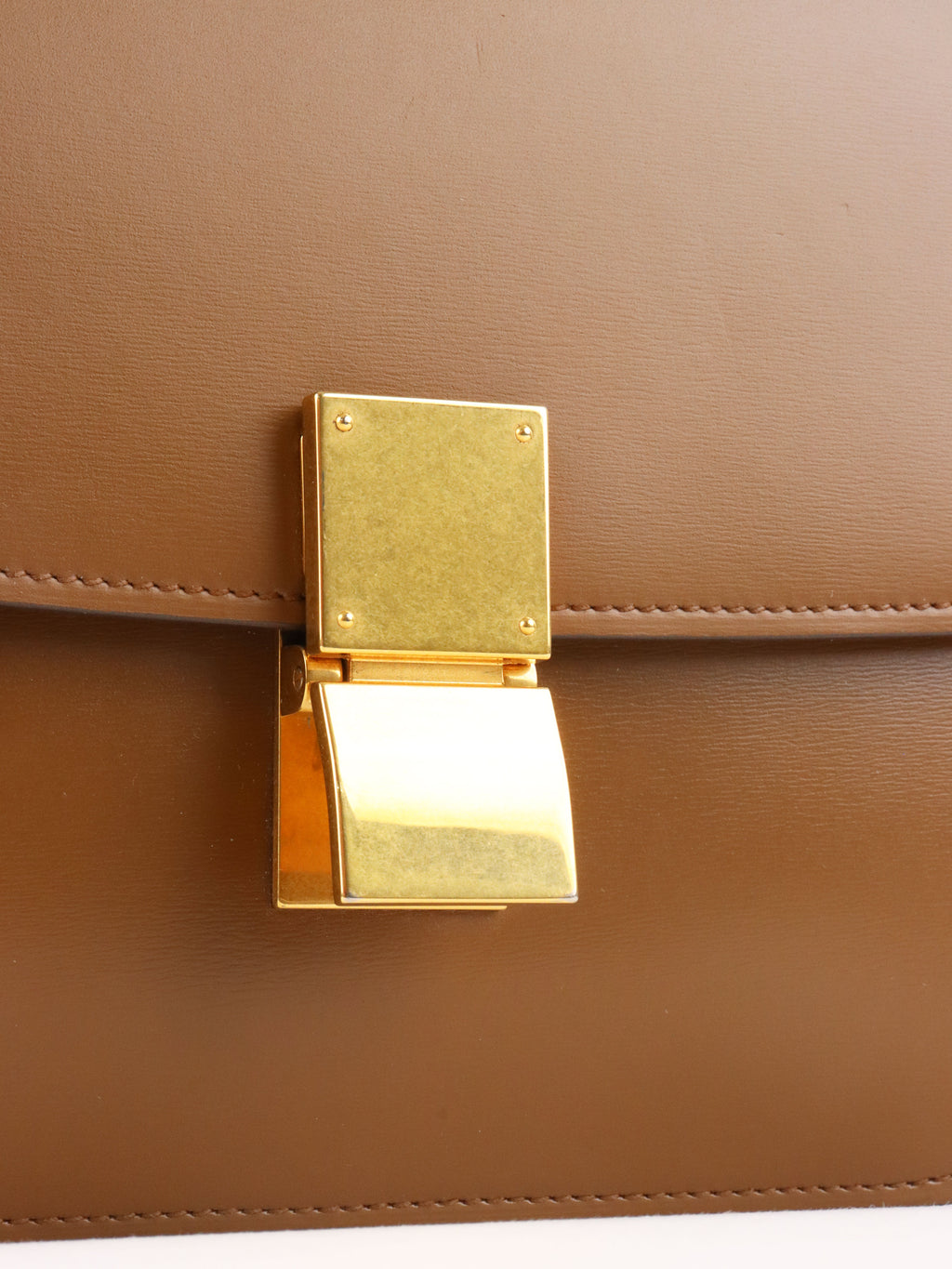 Celine Camel Medium Classic Box Bag