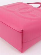 Dolce & Gabbana Pink Lilac Small Shopper Logo Bag.