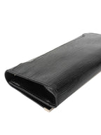 Louis Vuitton Black Patent Epi Clutch with Shoulder Strap.