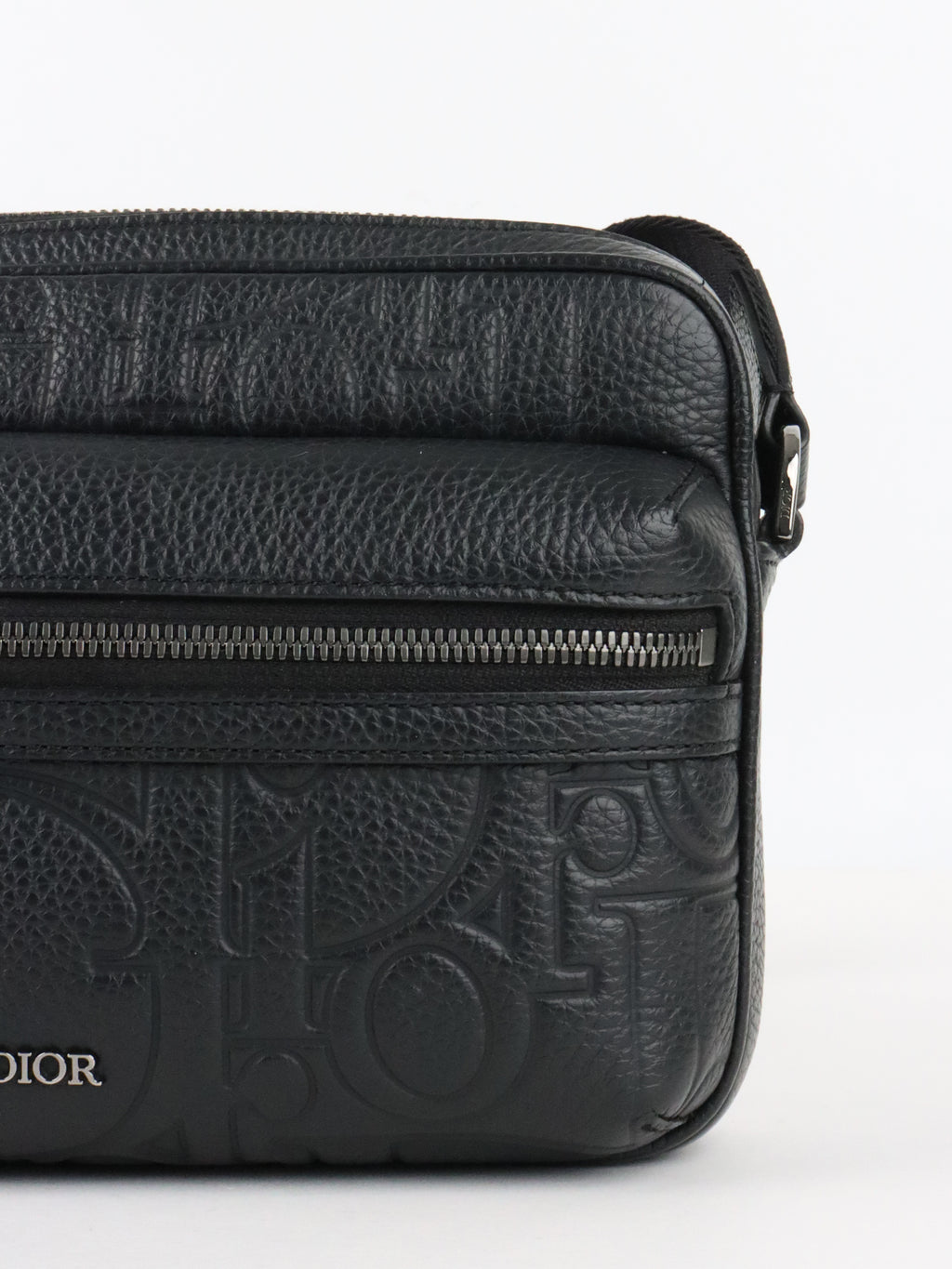 Dior Black Rider Zipped Messenger Bag