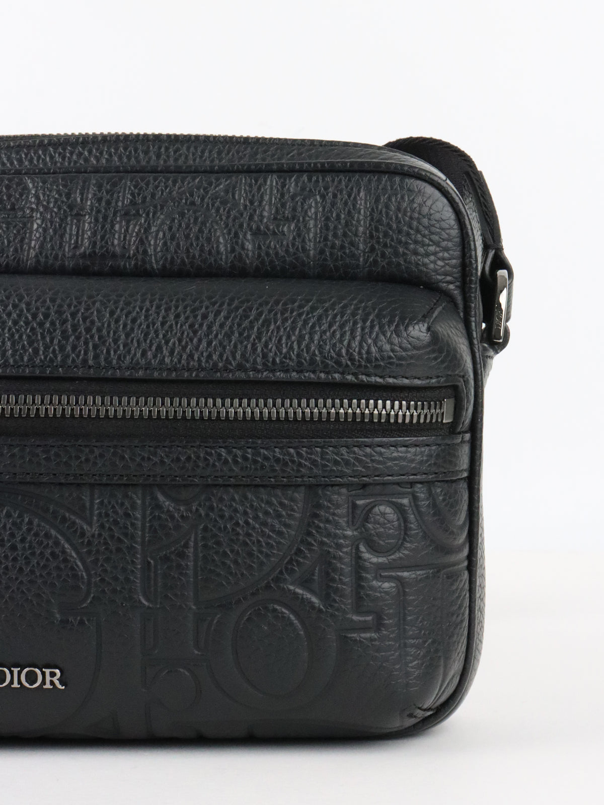 Dior Black Rider Zipped Messenger Bag