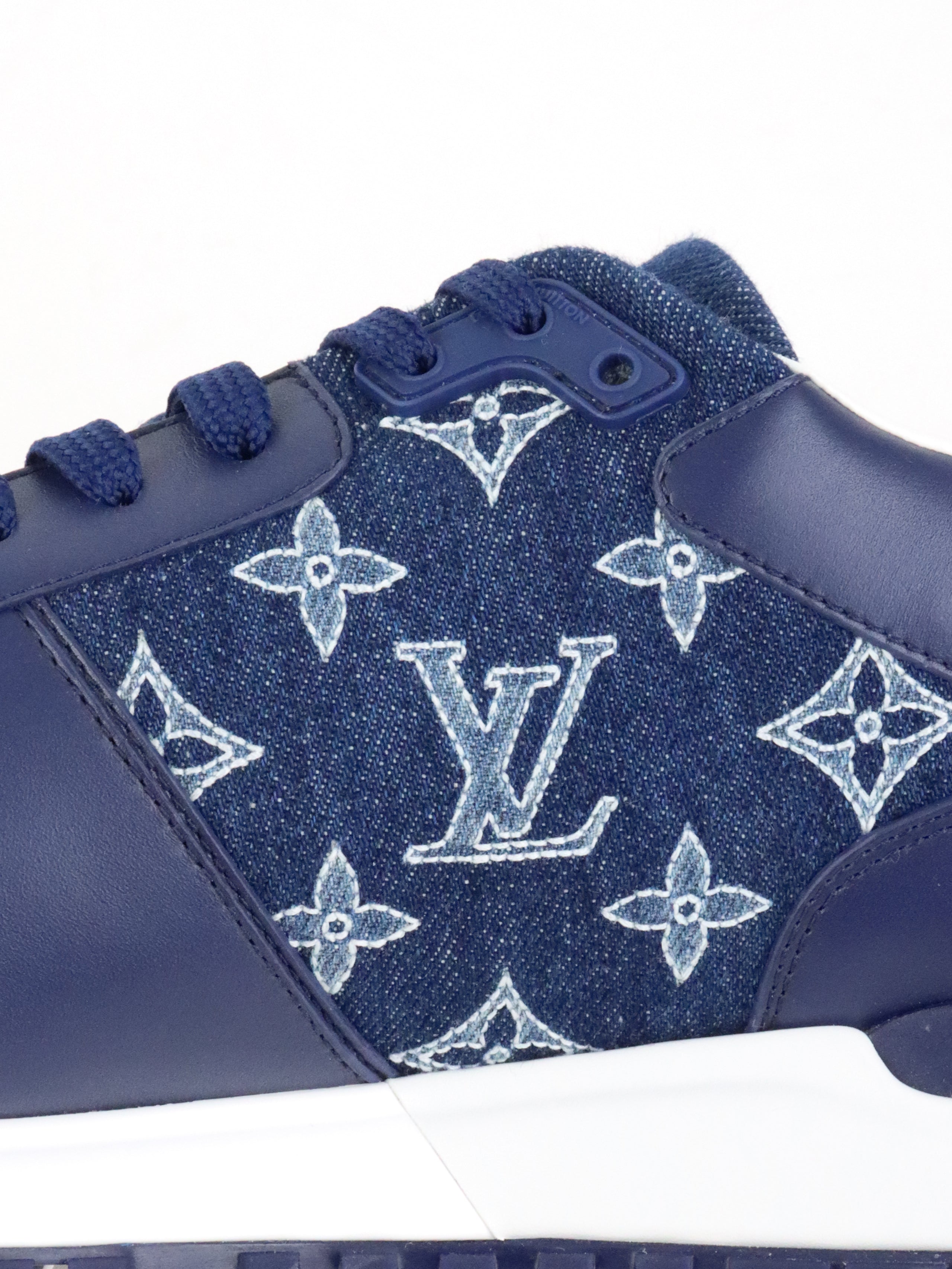 Louis Vuitton Bleu Jean Runaway Men Sneakers Size 10