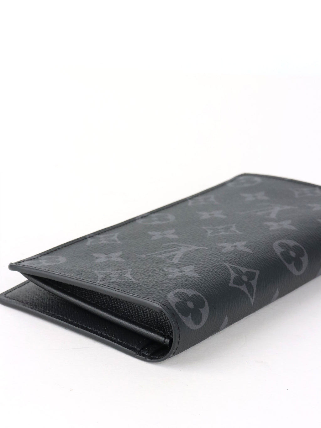Louis Vuitton Black Monogram Eclipse Brazza Wallet