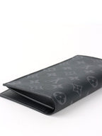 Louis Vuitton Black Monogram Eclipse Brazza Wallet