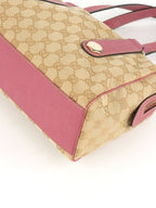 Gucci GG Ebony/Pink Charmy Boston Bag