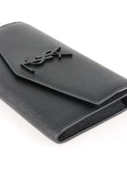 Saint Laurent Black Uptown Chain Wallet.
