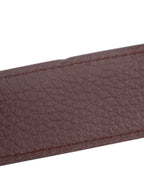 Hermes All Black Matte H Belt.