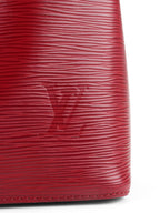 Louis Vuitton Red & Navy Epi Leather NeoNoe MM