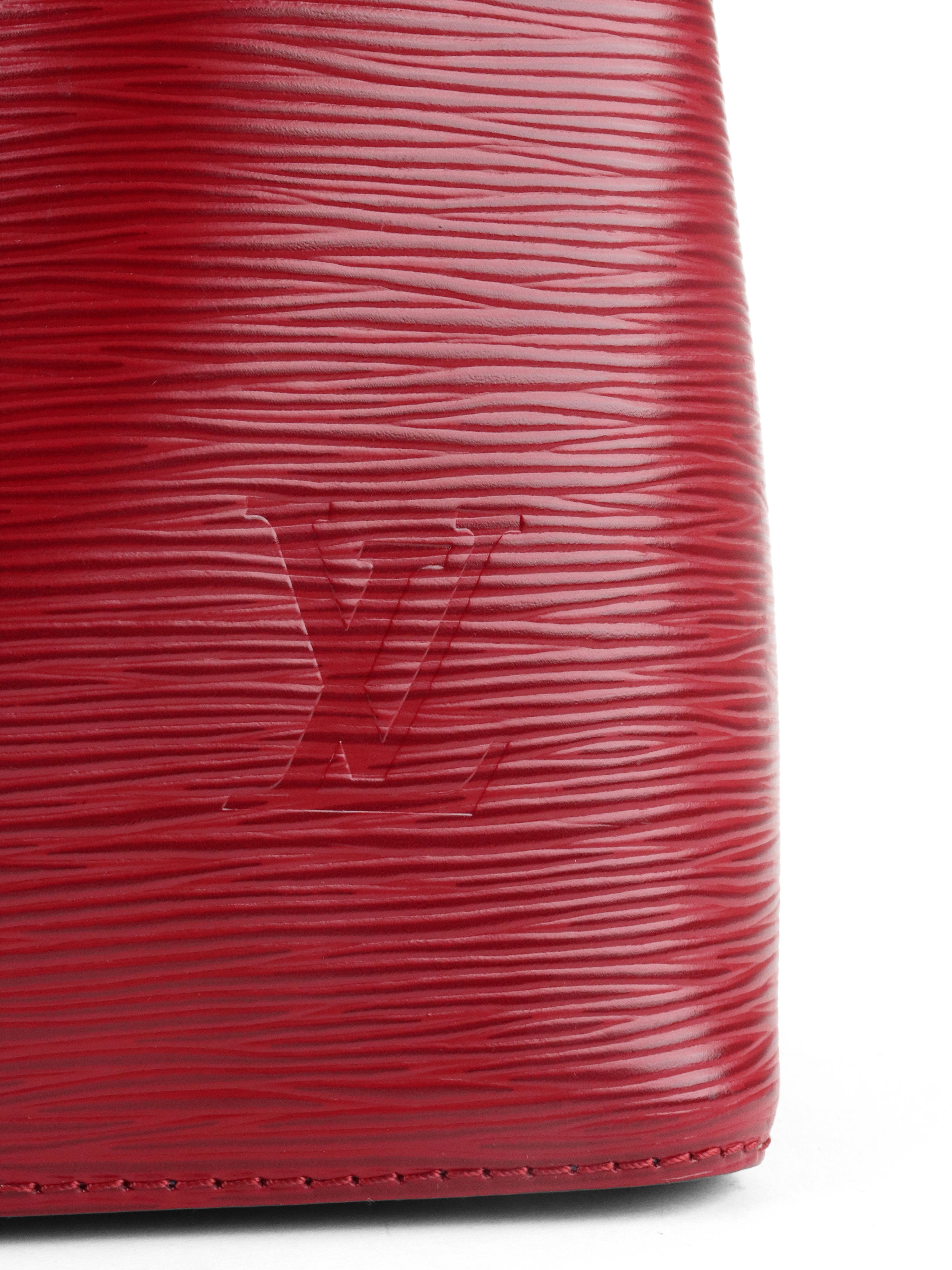 Louis Vuitton Red & Navy Epi Leather NeoNoe MM