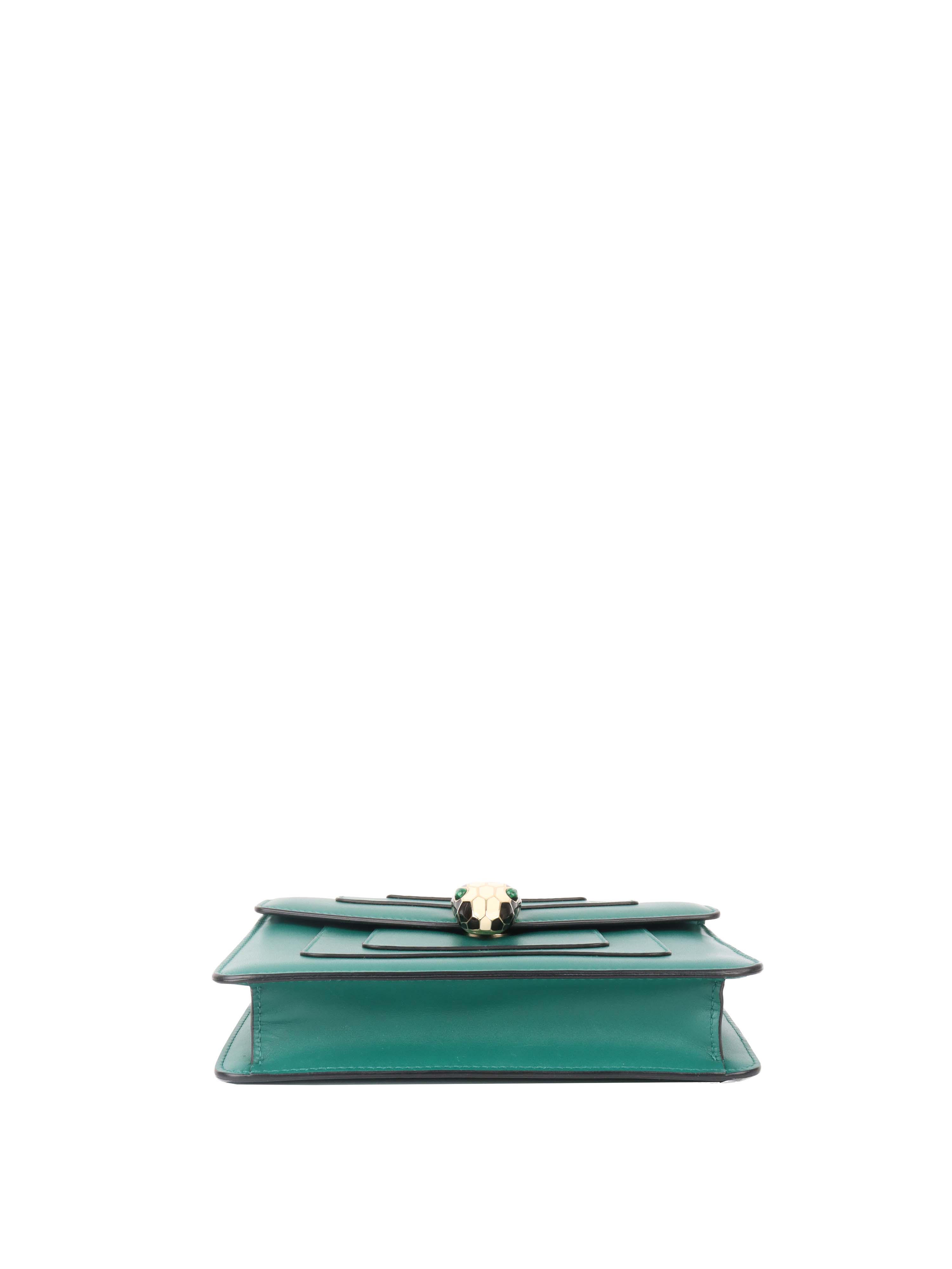 Bvlgari Serpenti Green Forever Chain Bag