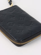Louis Vuitton Black Empreinte Zippy Coin Wallet