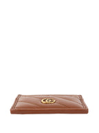 Gucci Brown GG Card Holder.