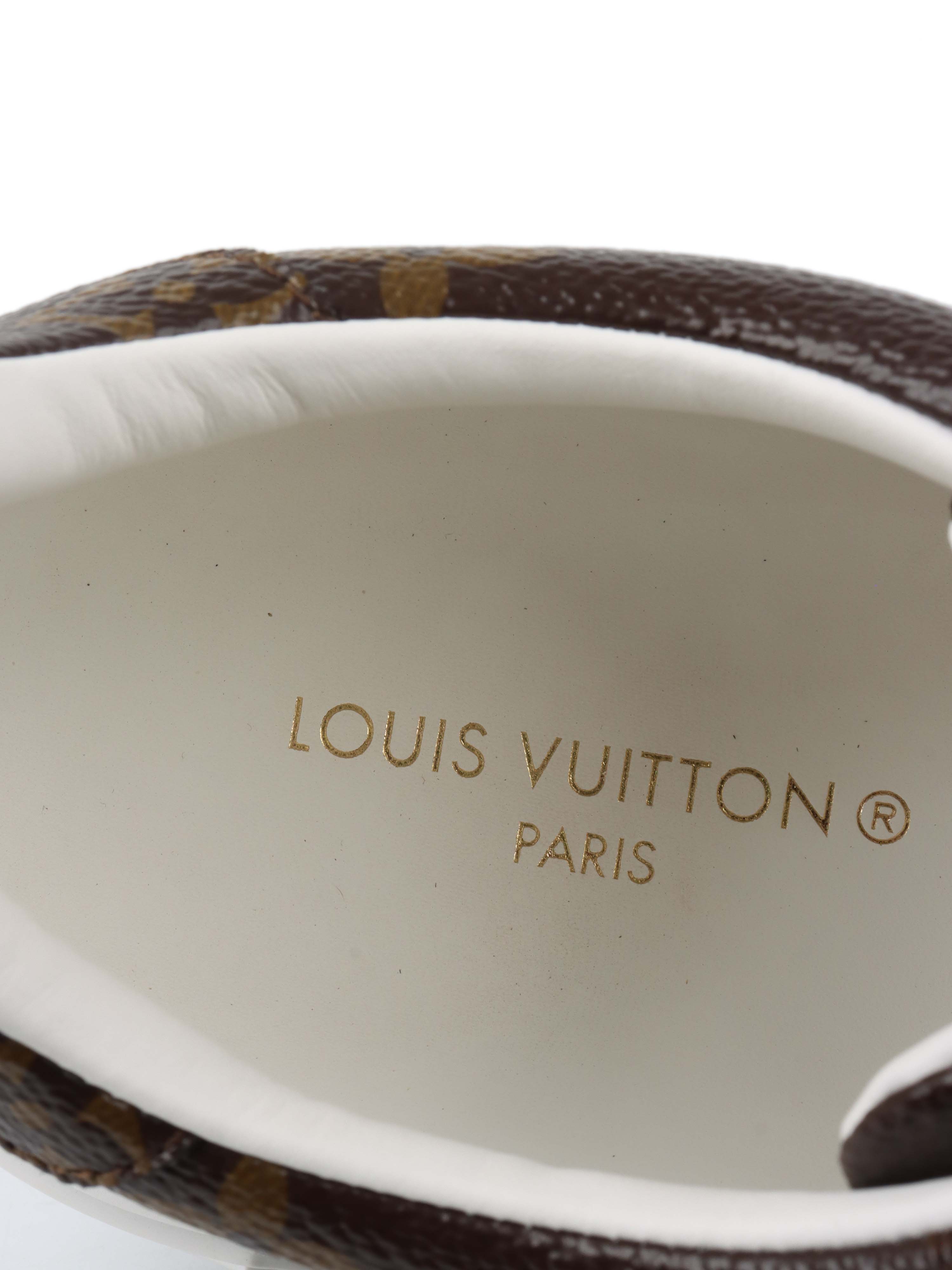 Louis Vuitton Monogram Timeout Sneakers.