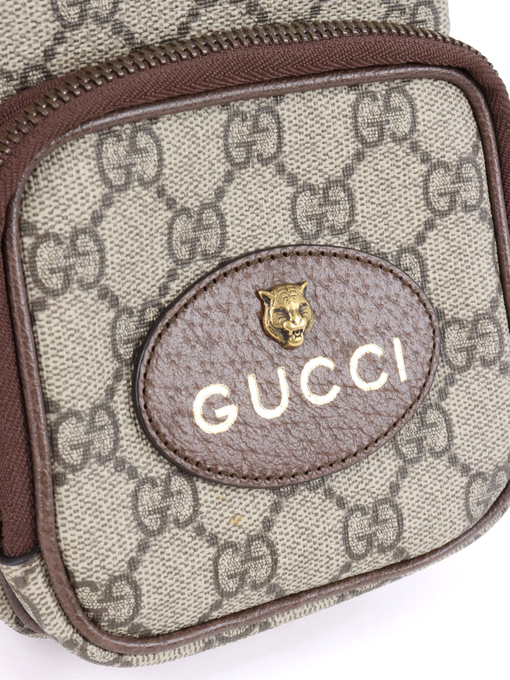 Gucci Mini Neo GG Supreme Canvas Vintage Crossbody Bag.