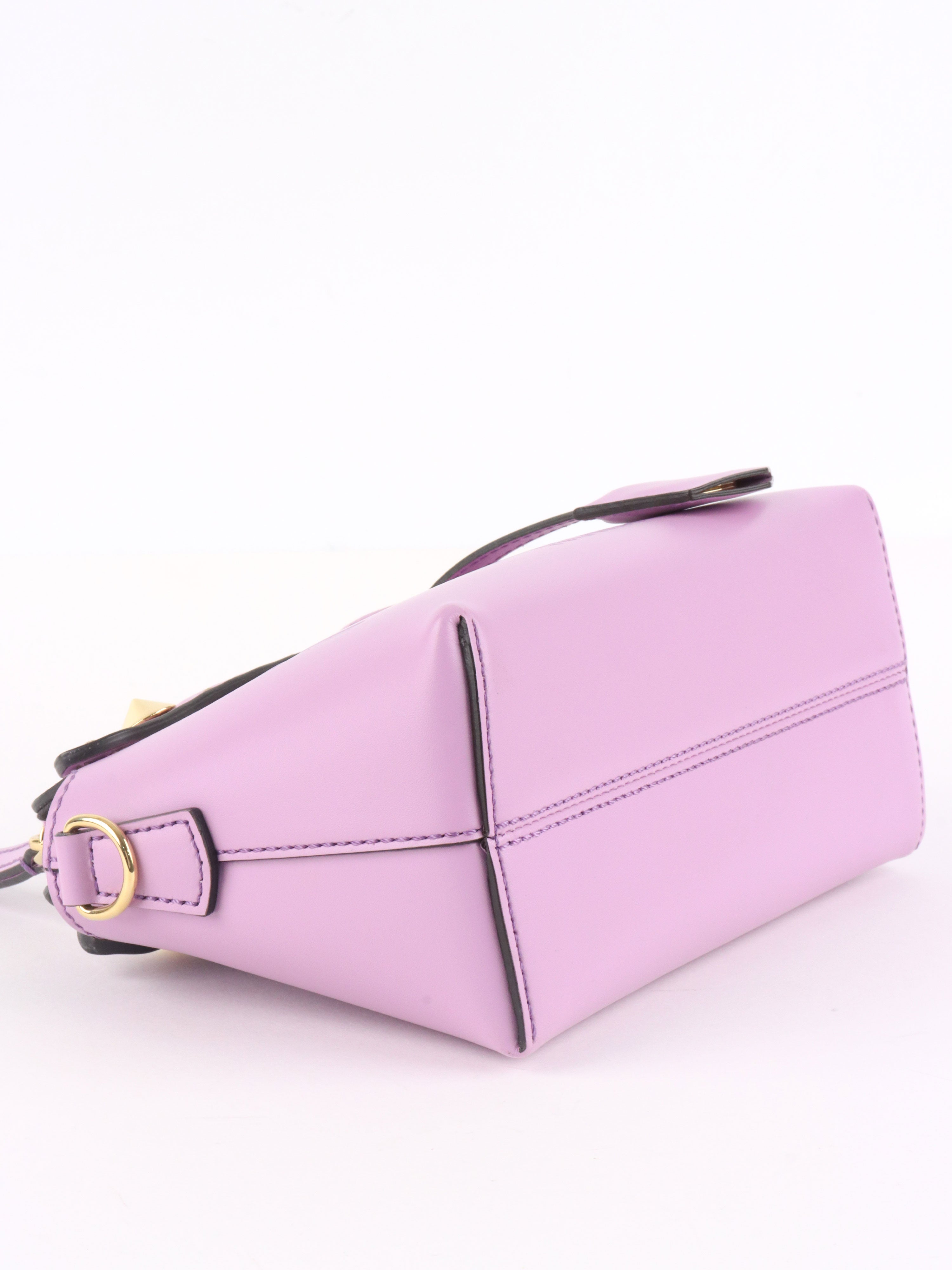 Fendi Lilac By the Way Mini Leather Shoulder Bag.