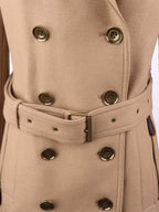 Burberry Camel Cashmere Coat.