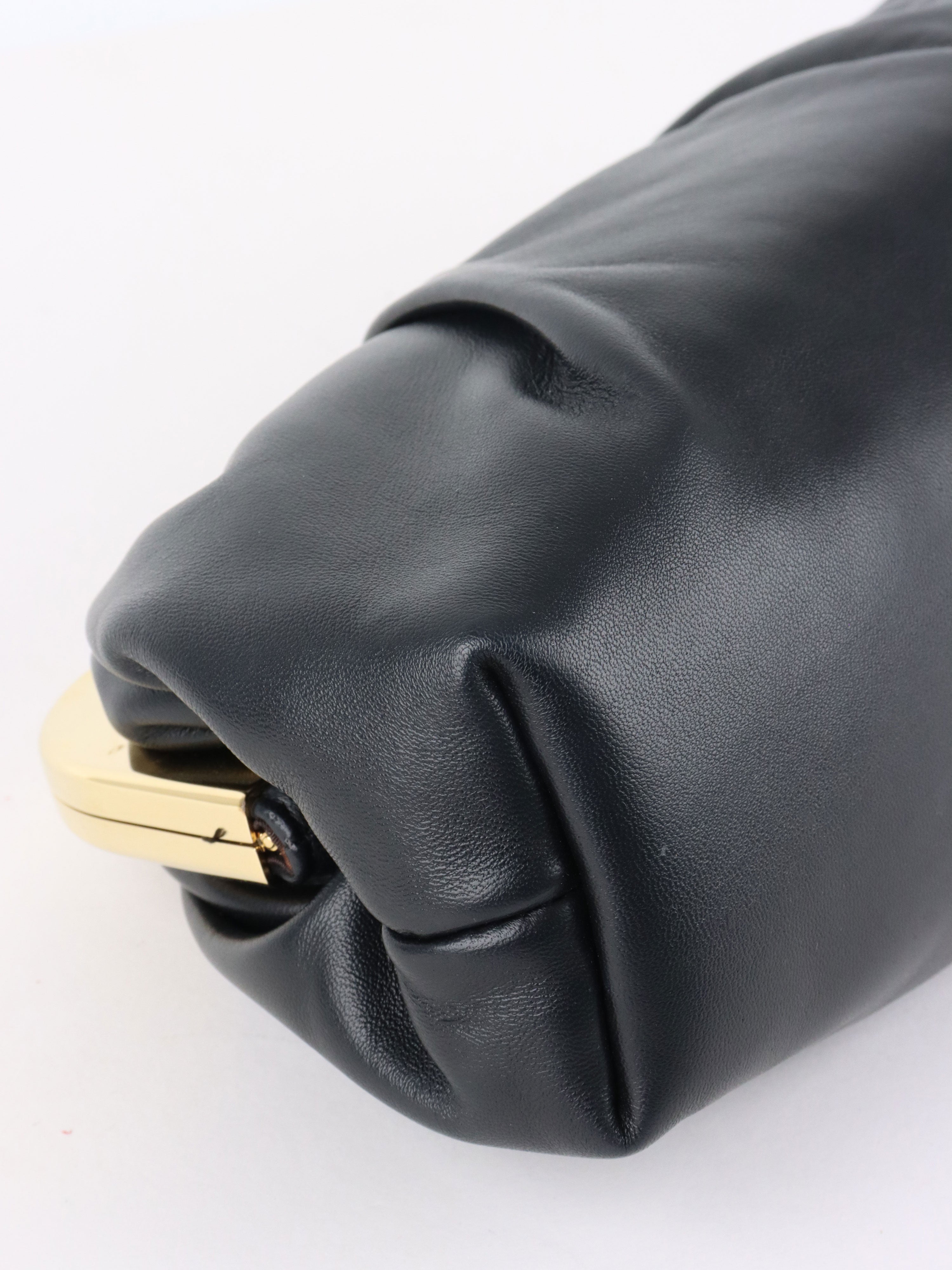 Dolce & Gabana Black Maria Nappa Leather Clutch GHW