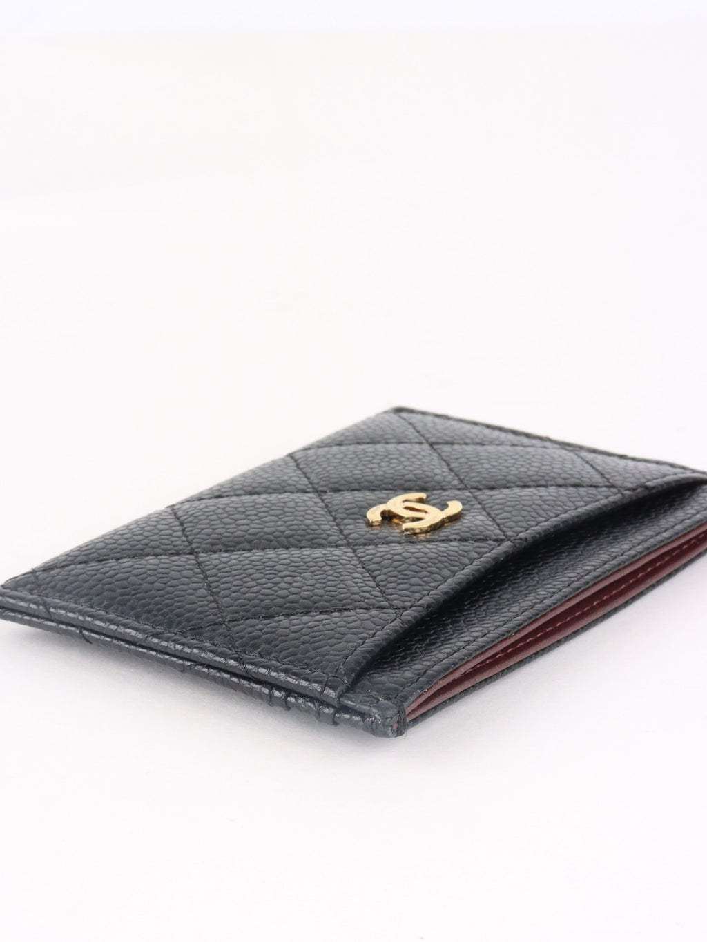 Chanel Black Caviar Classic Card Holder