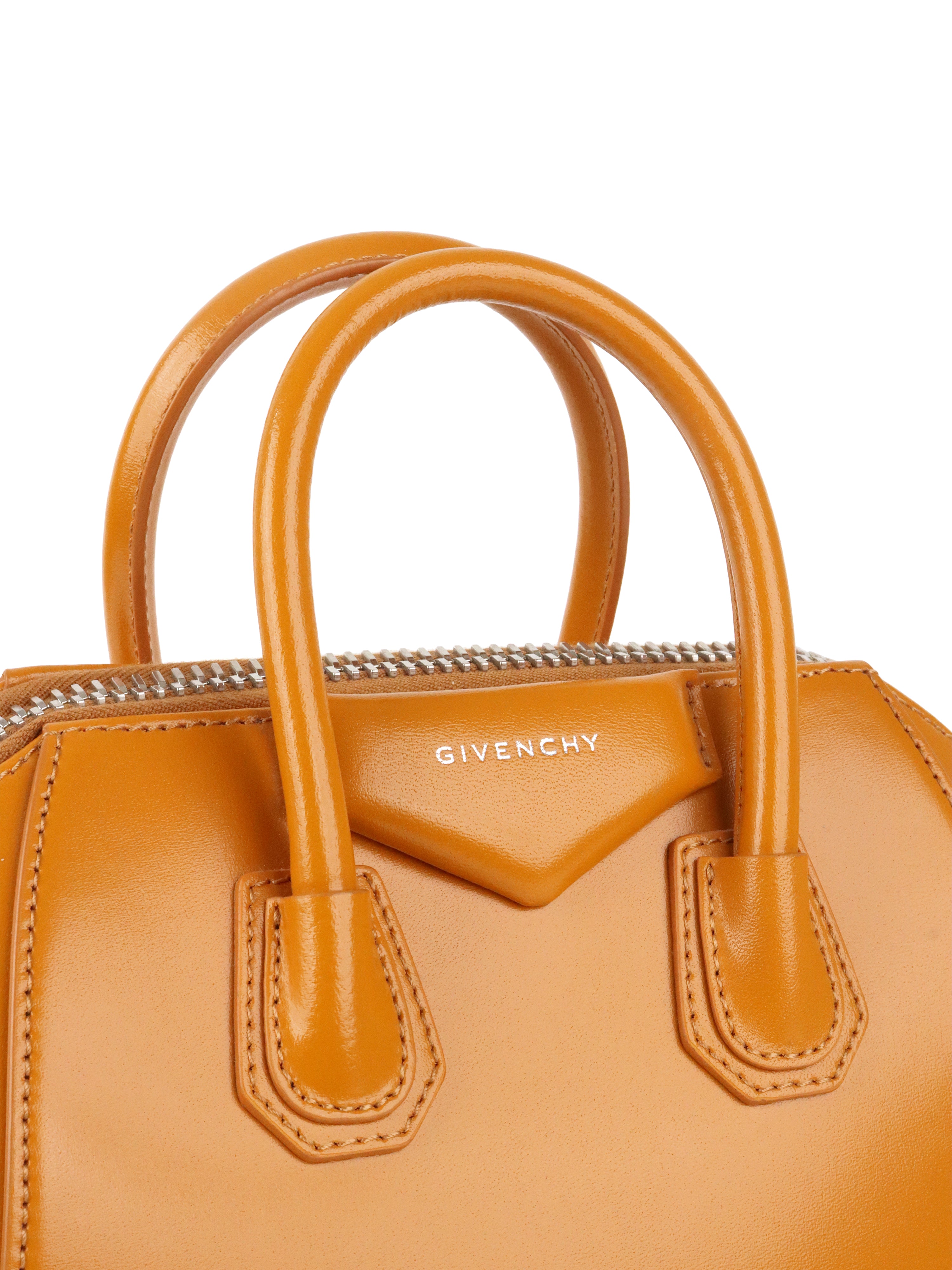 Givenchy Brown Toffee Box Mini Antigona Bag