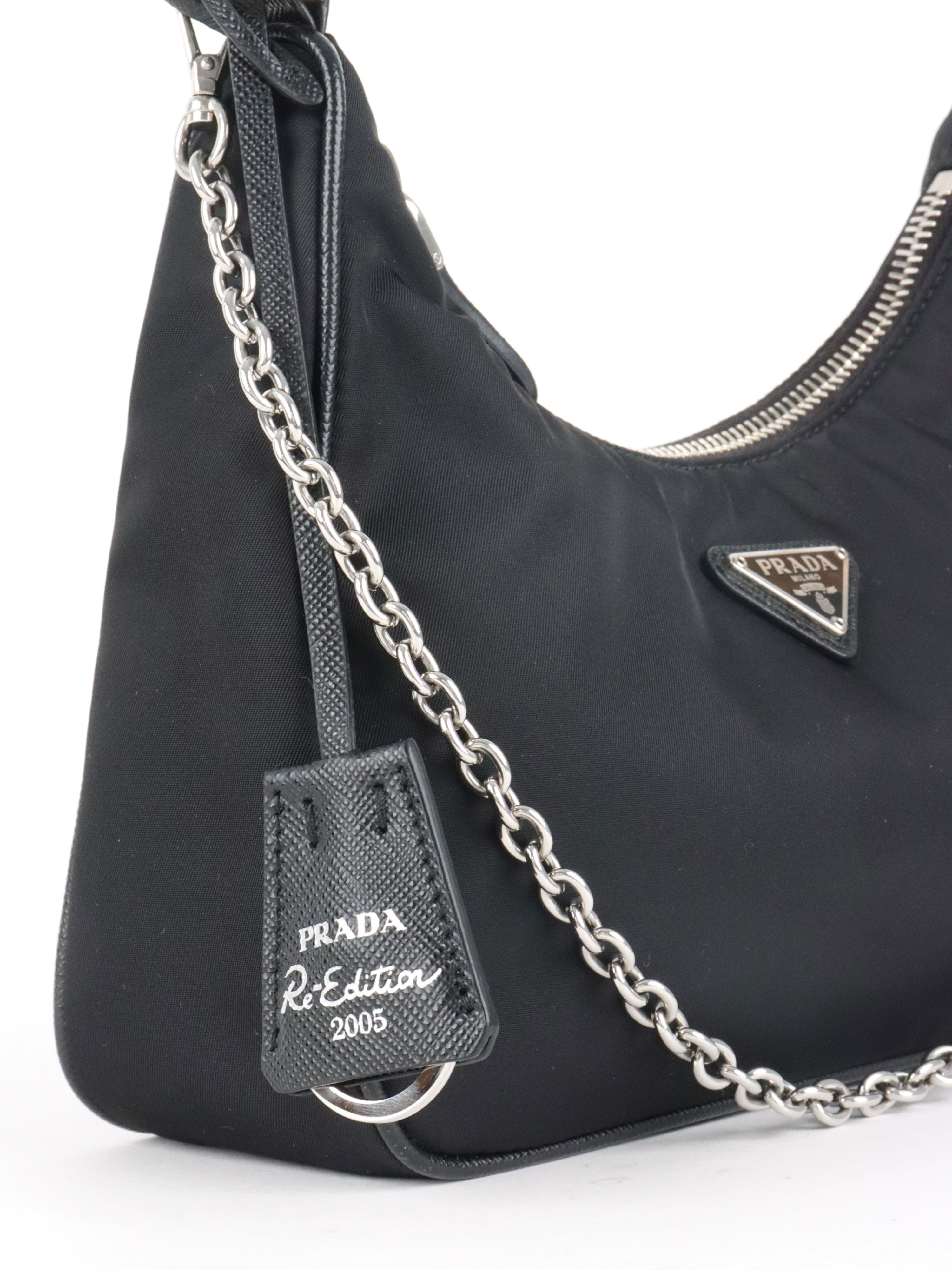 Prada Black Re-edition 2005 Re-Nylon Bag