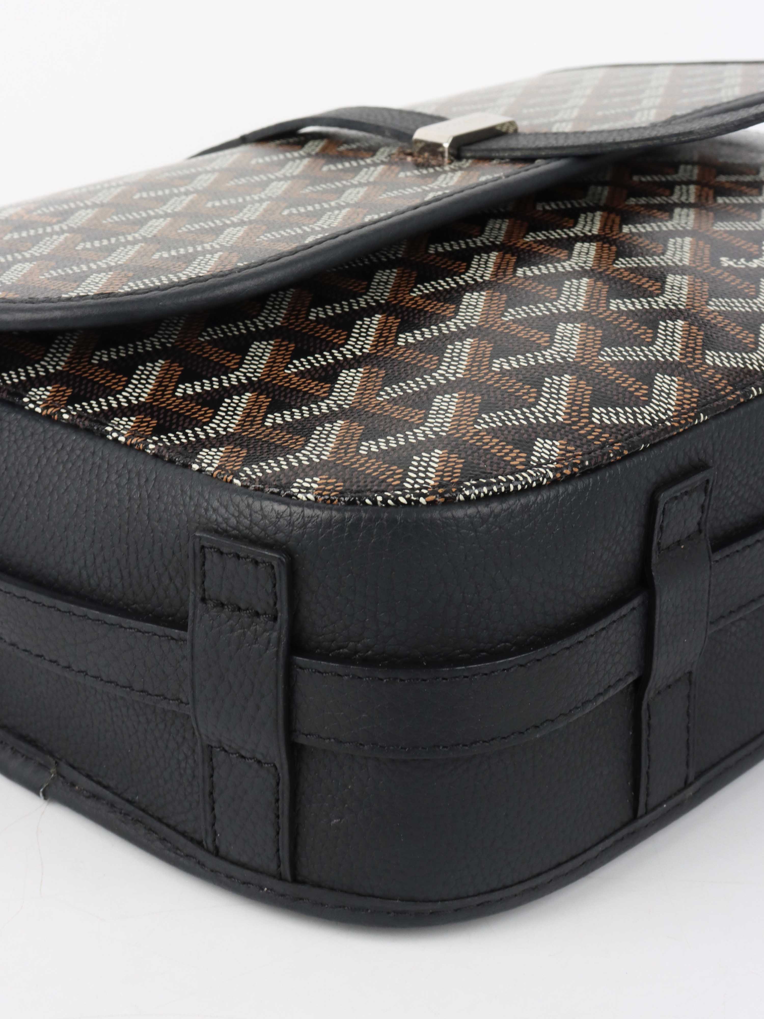 Goyard Black Belvedere MM Bag.