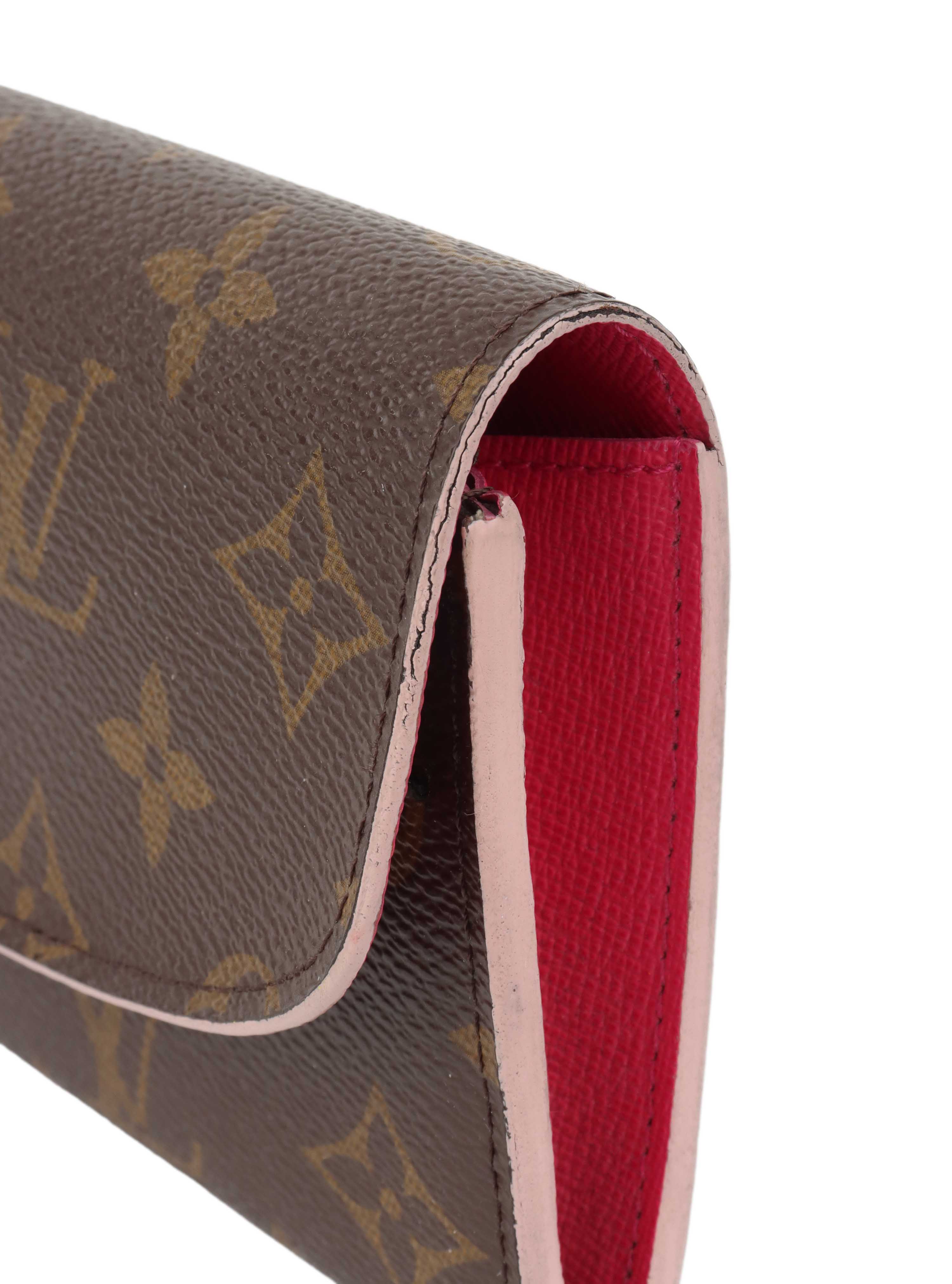 Louis Vuitton Monogram Bloom Flower Emilie Wallet.