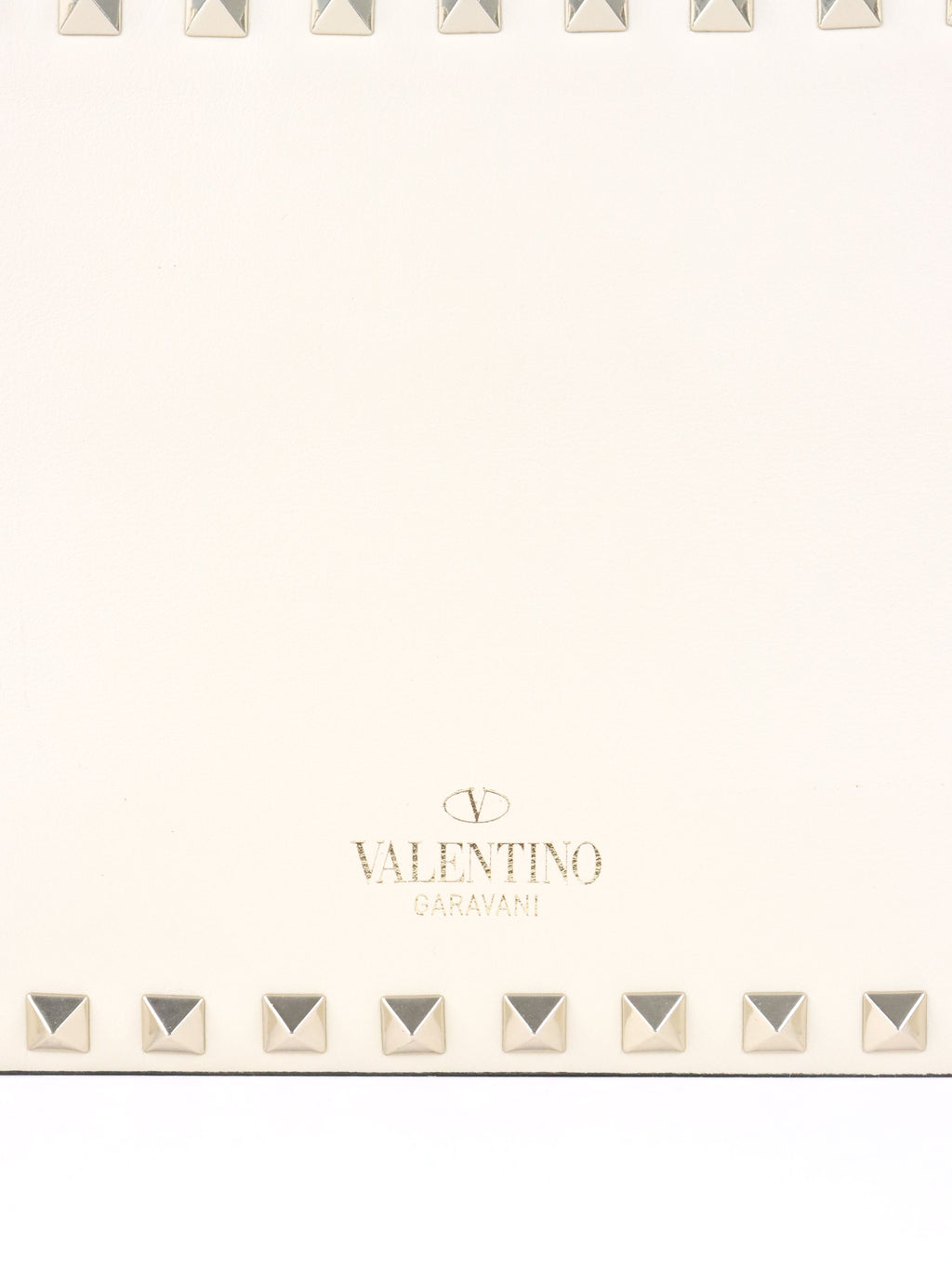 Valentino White Rockstuds Camera Bag