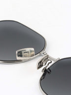 Fendi Silver frame sunglasses.