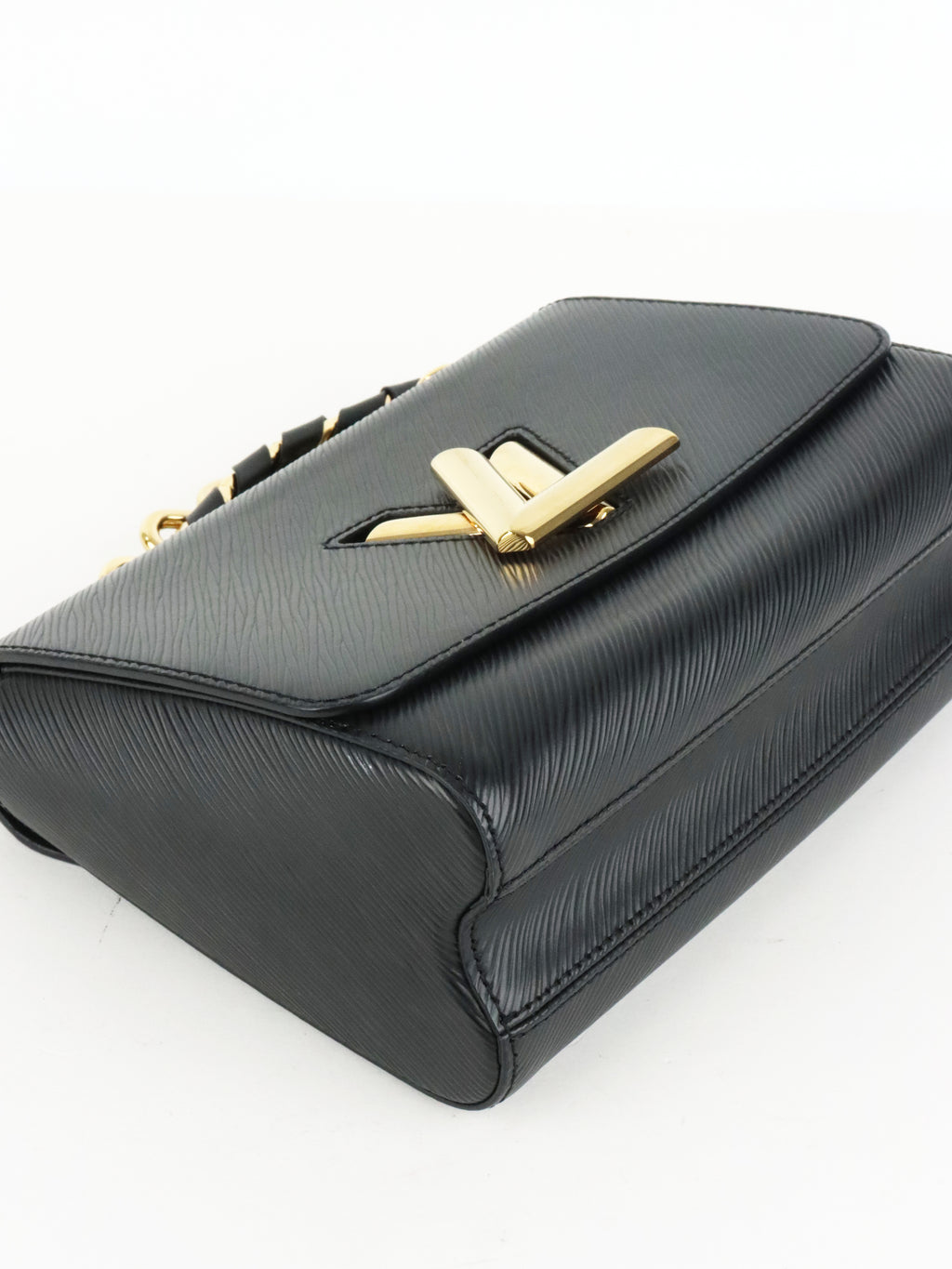 Louis Vuitton Black Epi Twist MM Chain Handle Bag