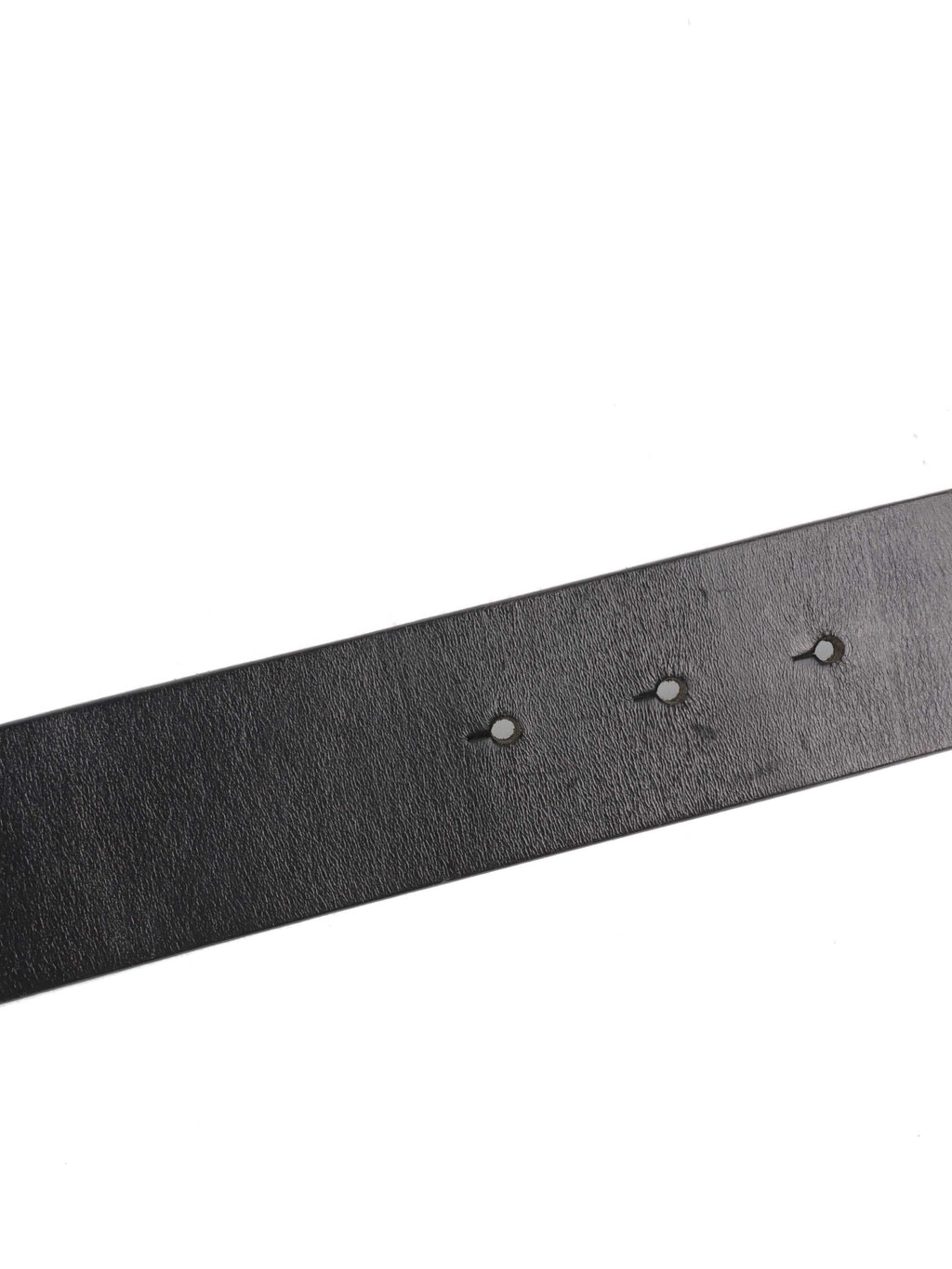 Versace Black Leather Belt.