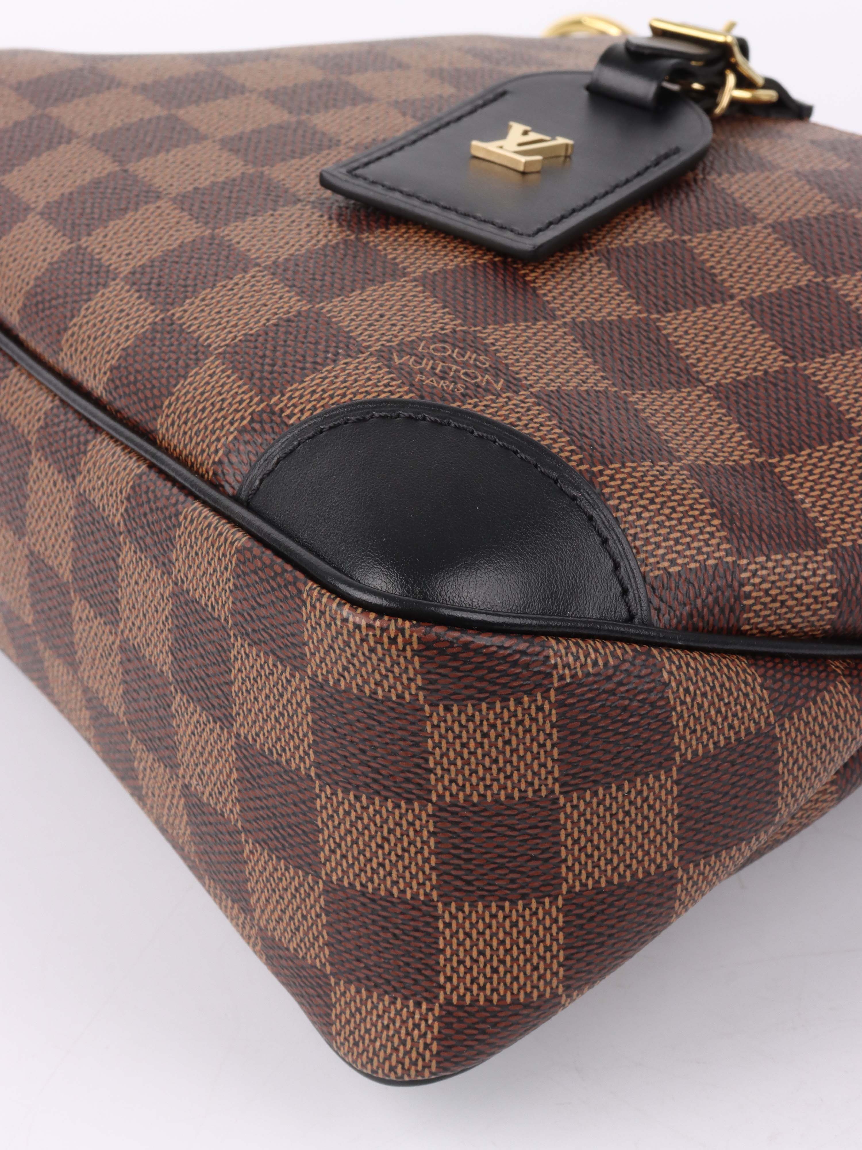 Louis Vuitton Black Damier Ebene Odeon PM Bag.