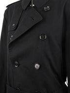 Burberry Black Trench Coat.