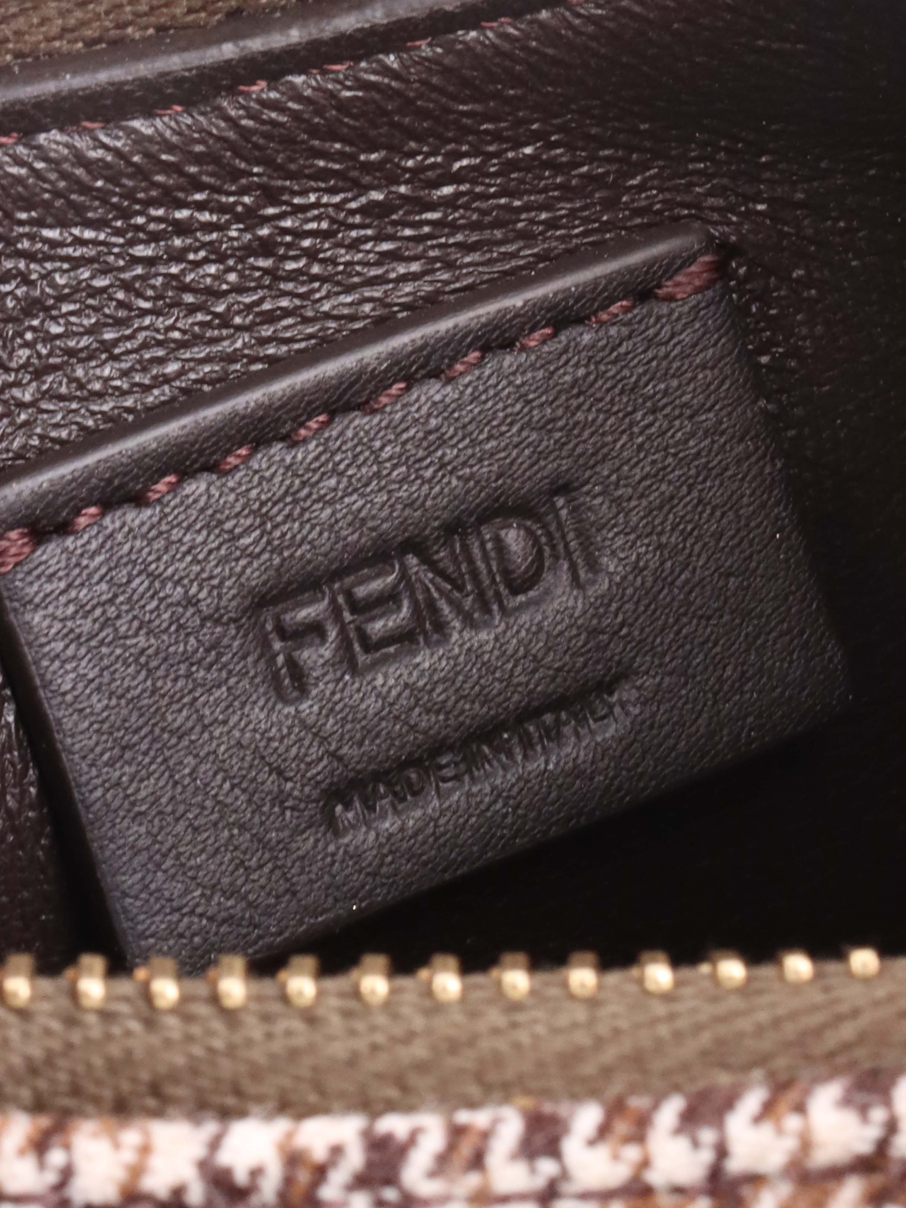 Fendi Wool Nano Fendigraphy Bag Charm.