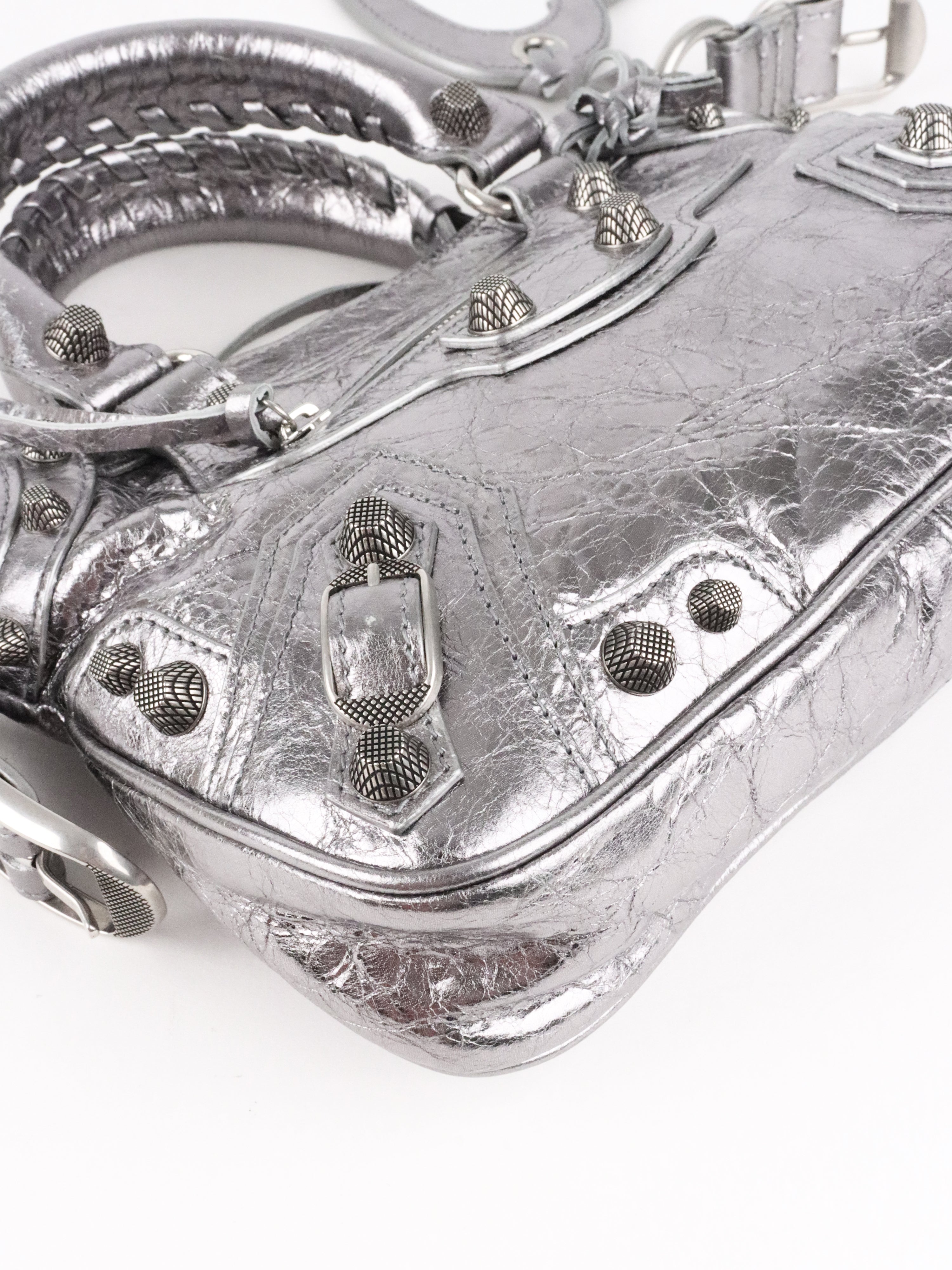 Balenciaga Mini Steel Grey Le City Bag