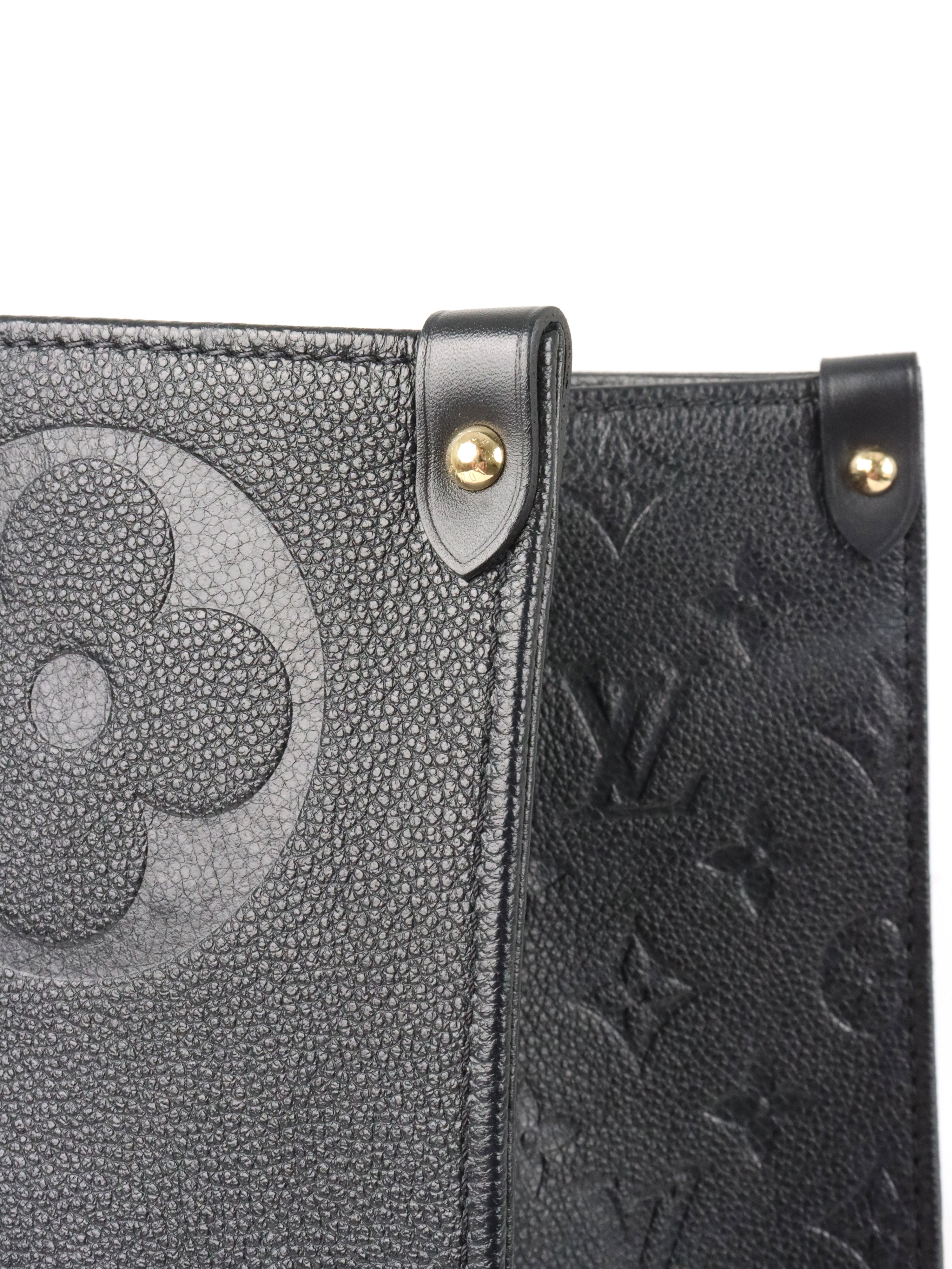 Louis Vuitton Black Empreinte OnTheGo GM.